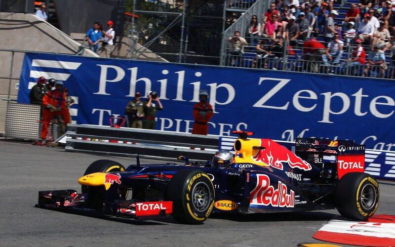 Red Bull Formula 1 car on track