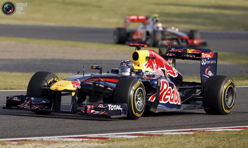 Red Bull Formula 1 car on track