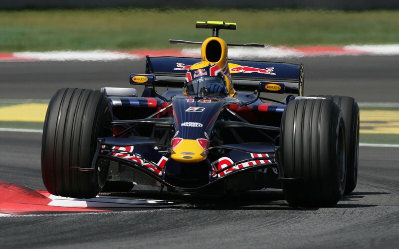 Red Bull Formula 1 car on track