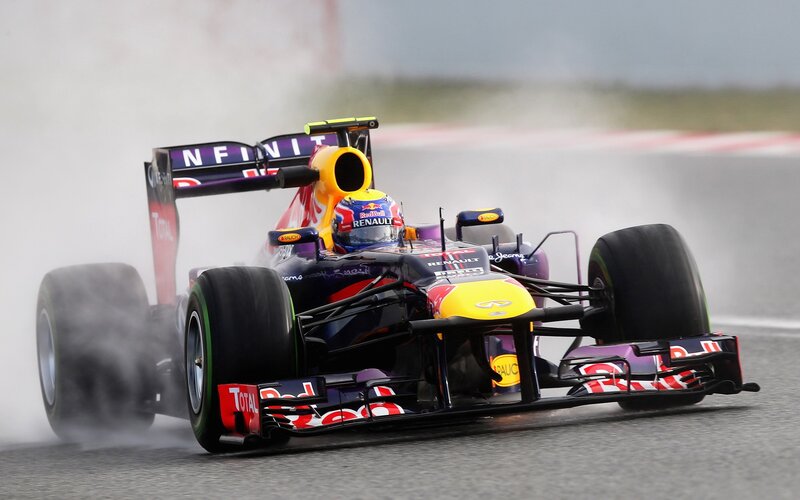 Red Bull Formula 1 car on track
