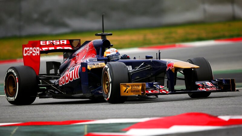 Red Bull Formula 1 car on track