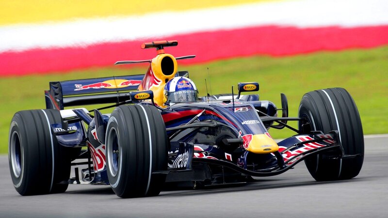 Red Bull Formula 1 car on track