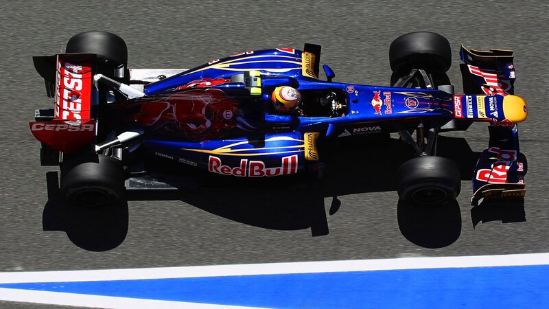 Red Bull Formula 1 car on track