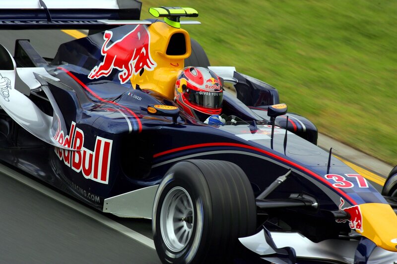Red Bull Formula 1 car on track