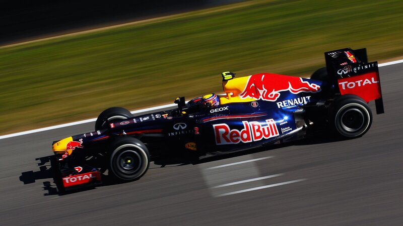 Red Bull Formula 1 car on track
