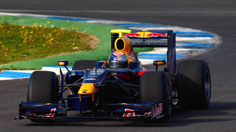 Red Bull Formula 1 car on track