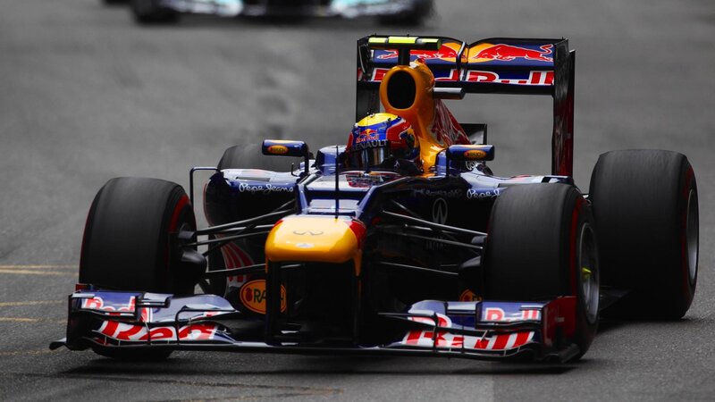 Red Bull Formula 1 car on track