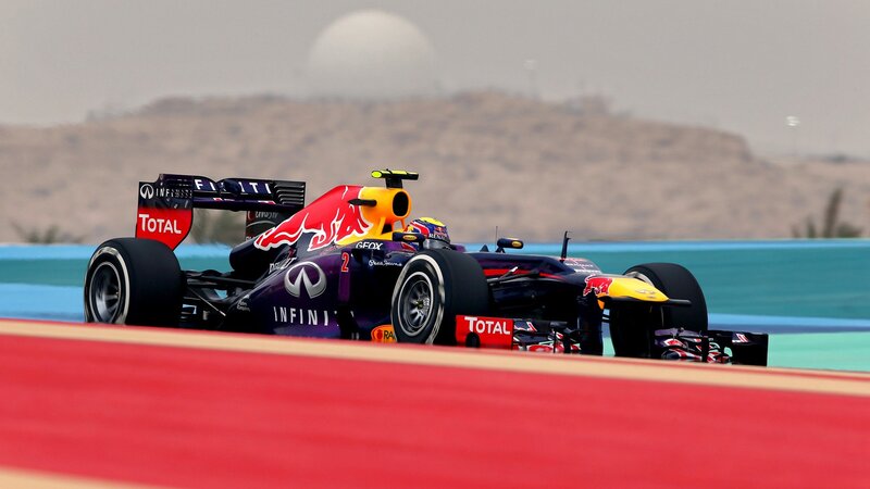 Red Bull Formula 1 car on track