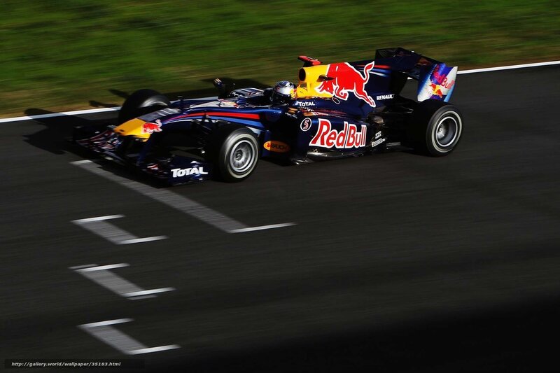 Red Bull Formula 1 car on track