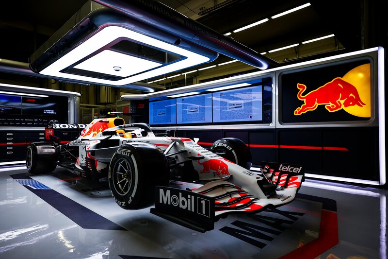 Red Bull Formula 1 Car — White