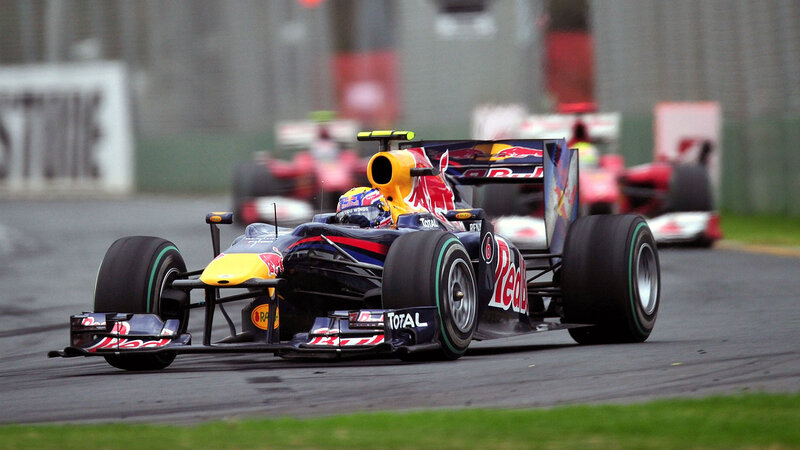 Red Bull Formula One Car — Black, Dynamic, Photograph, Driver