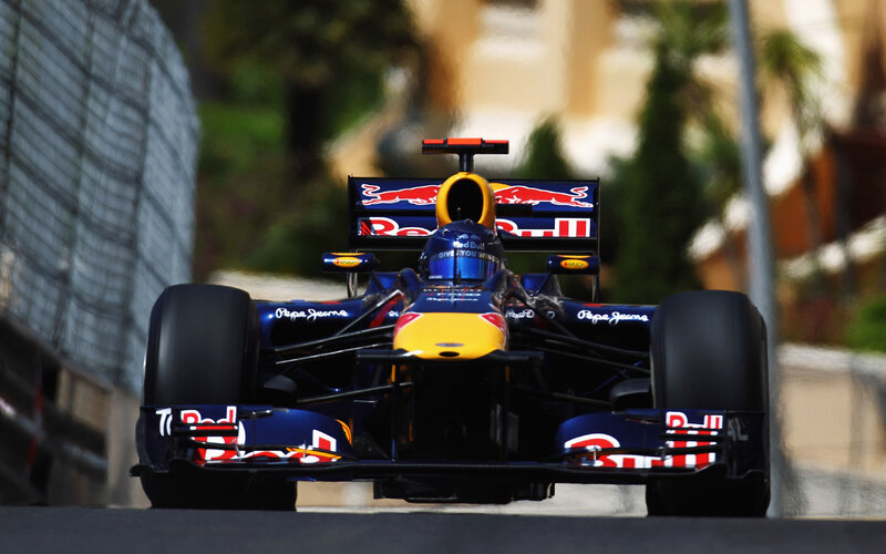 Red Bull Formula One Car — Blue, Dynamic, Afternoon, Photograph, Driver