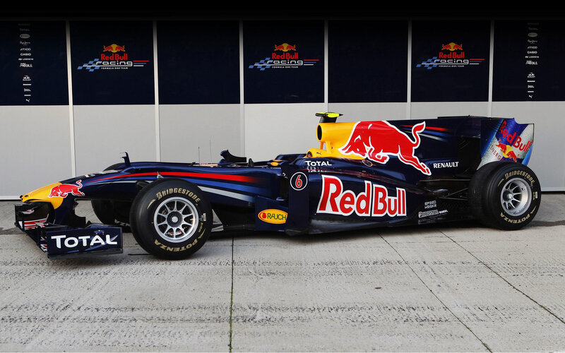Red Bull Formula One Car — Blue