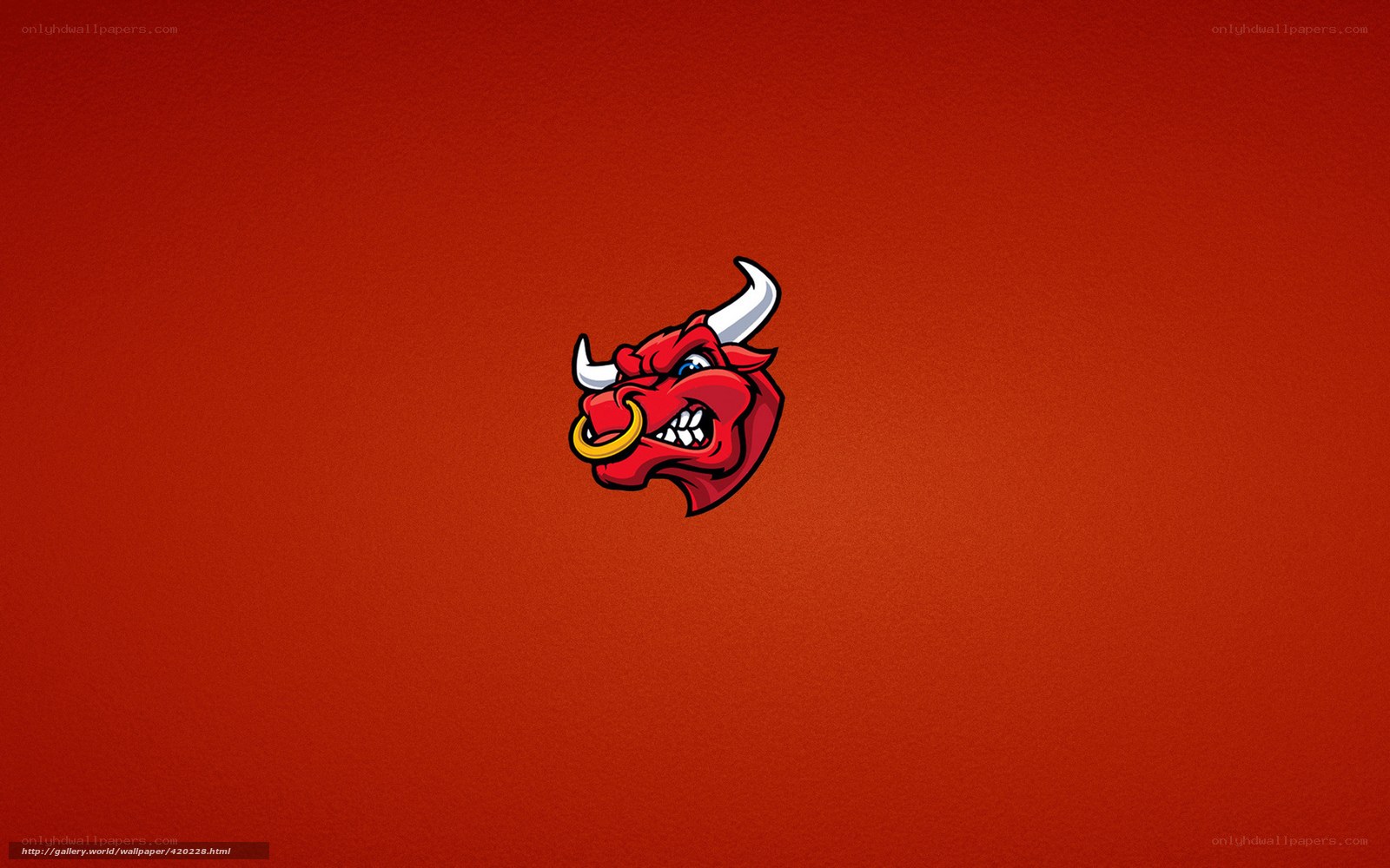 Red bull head logo