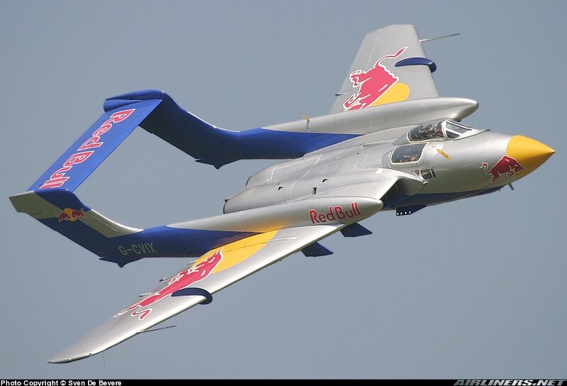Red Bull Jet Aircraft — Silver, Dynamic