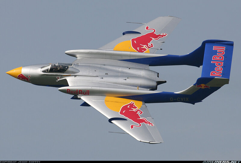 Red Bull Jet Aircraft — Silver