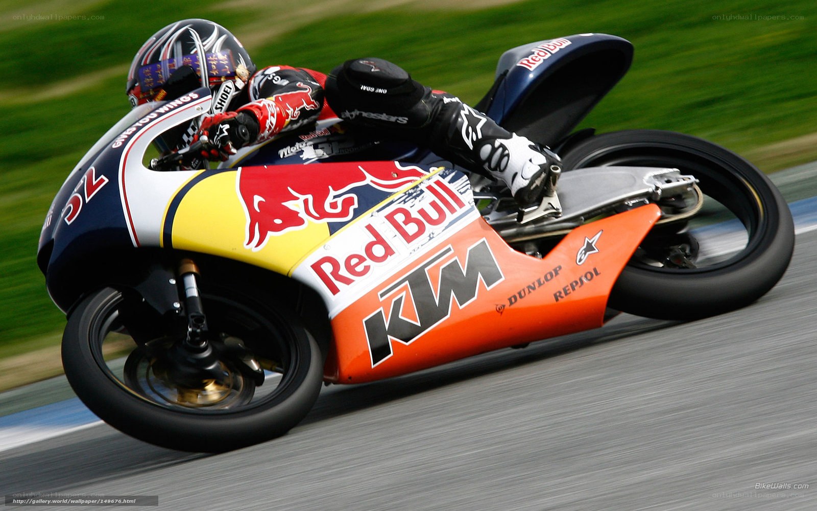 Red Bull KTM motorcycle racer