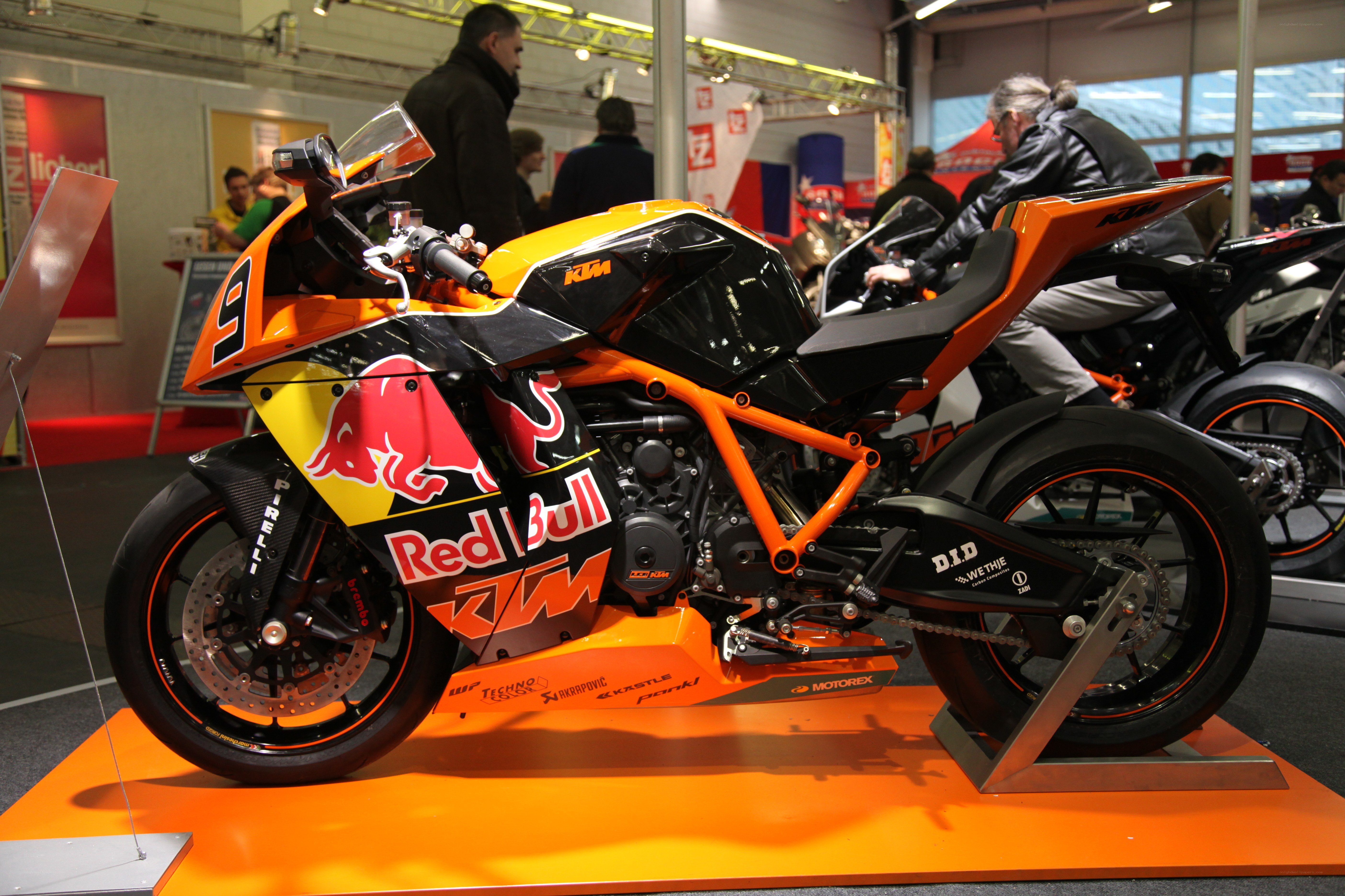 Red Bull KTM race motorcycle