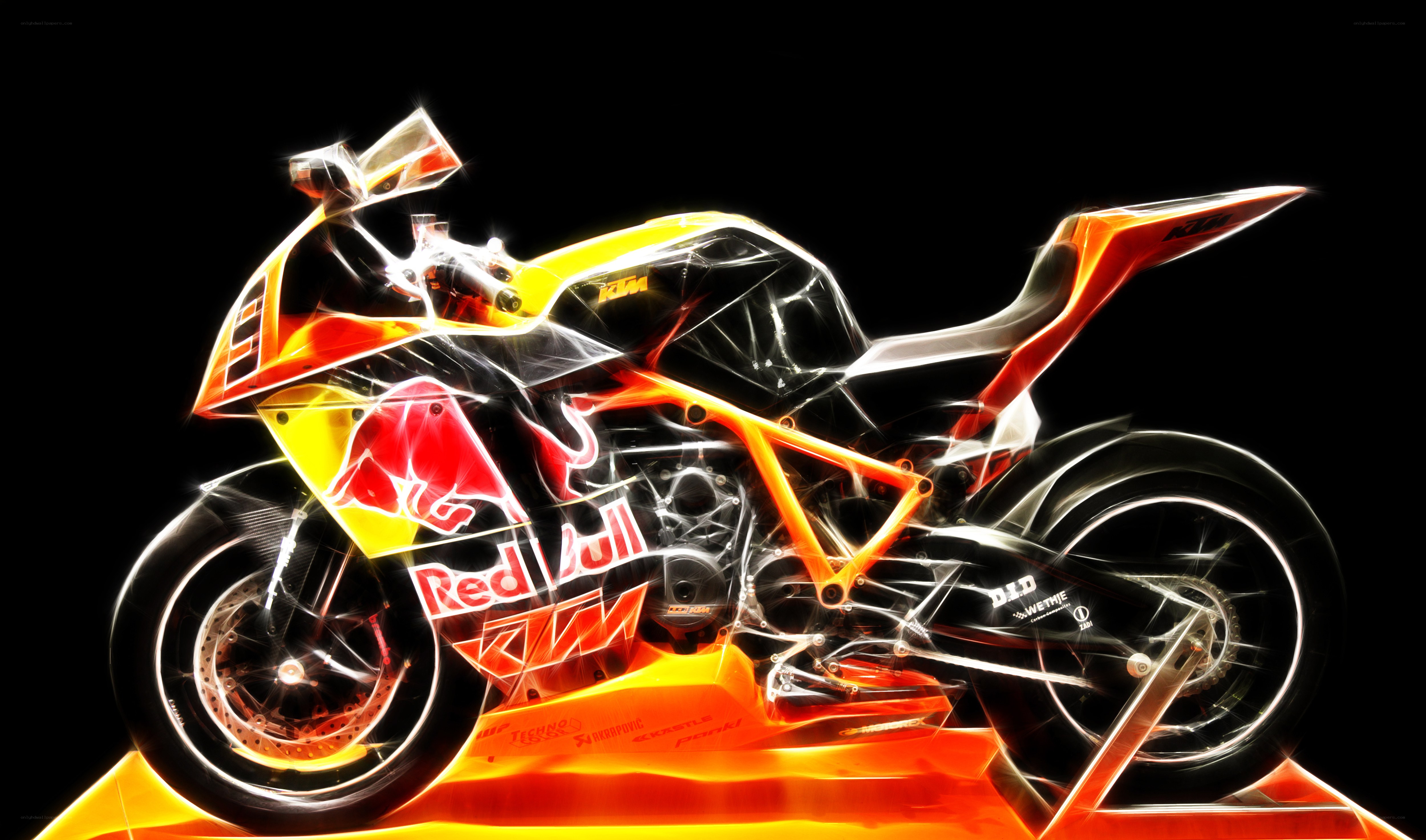 Red Bull KTM racing motorcycle