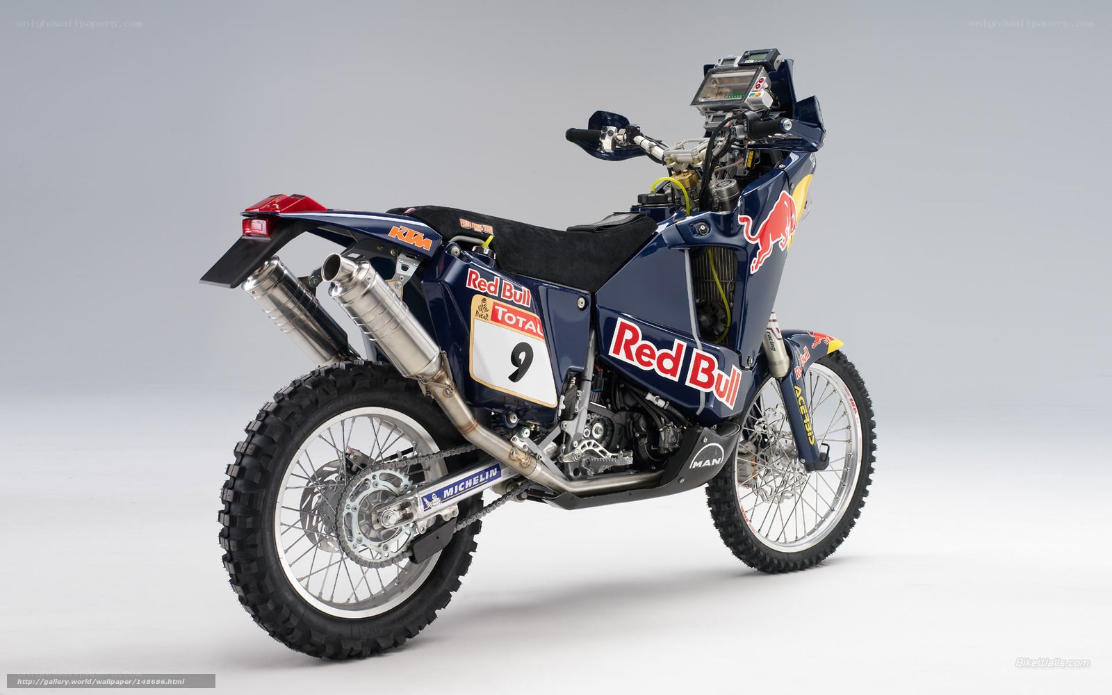 Red Bull KTM rally motorcycle