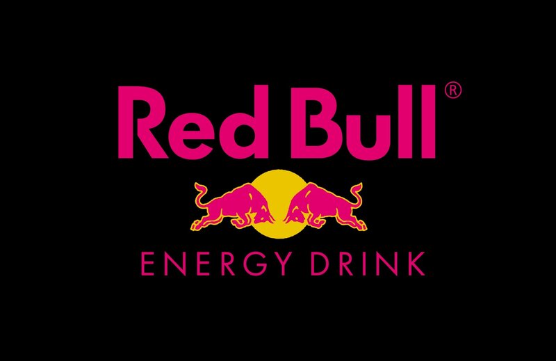 Red Bull Logo — Black, Bold