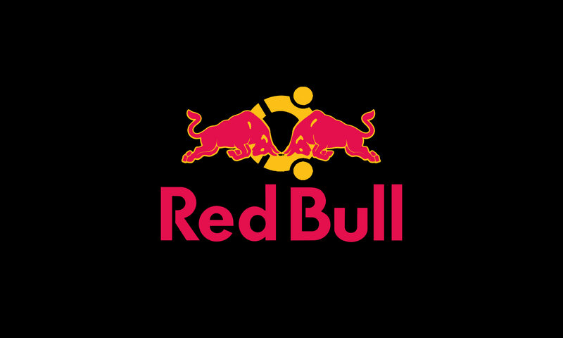 Red Bull Logo — Black