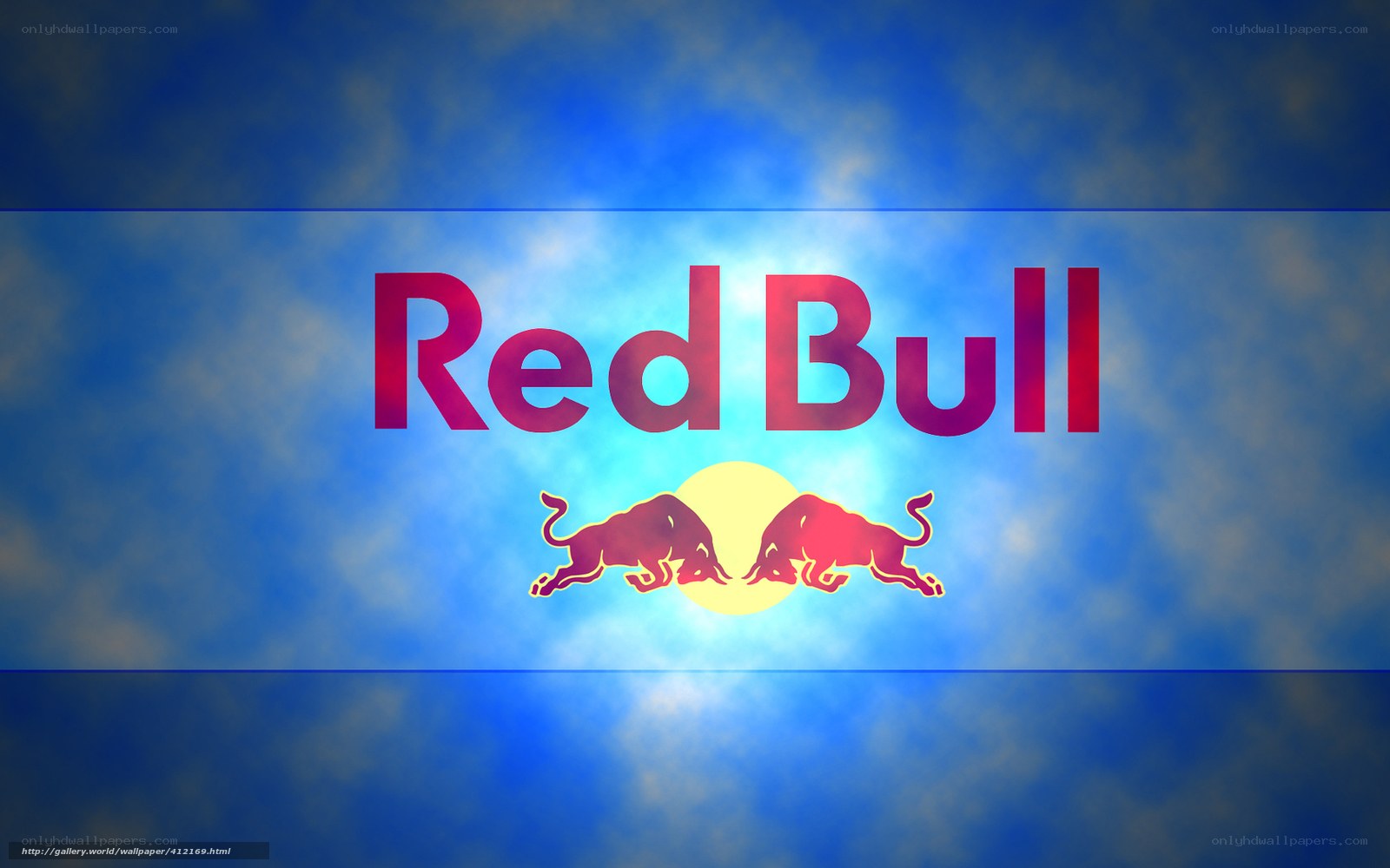 Red Bull logo wallpaper
