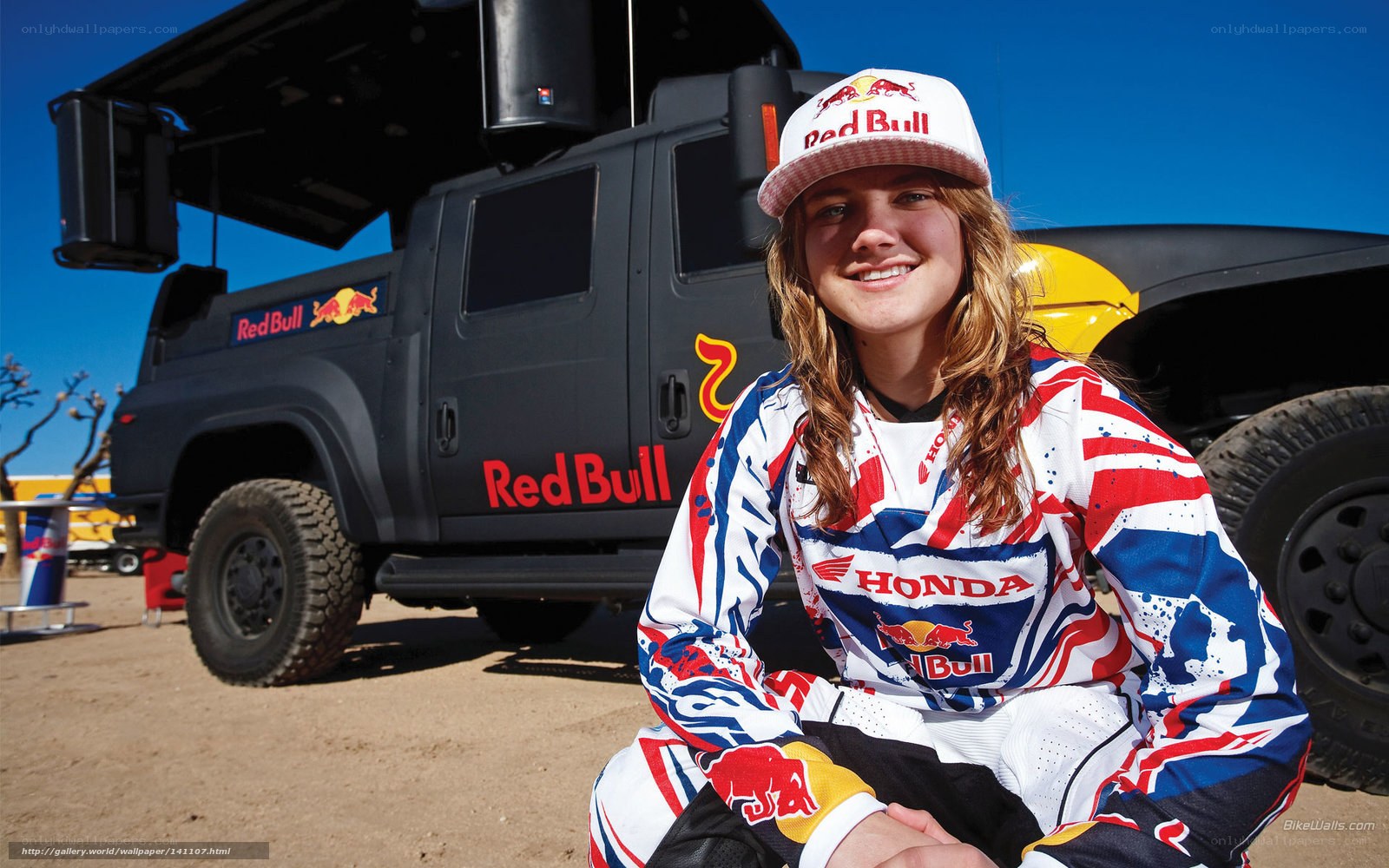 Red Bull motocross rider