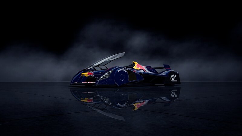 Red Bull Race Car — Black, Dramatic, Night, 3d Render, Smoke, Reflection