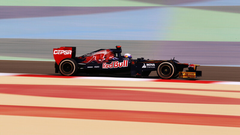 Red Bull Race Car — Black, Dynamic, Photograph, Driver, Race Track