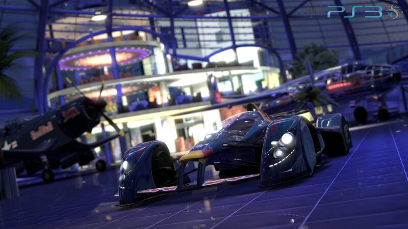 Red Bull race car in a museum