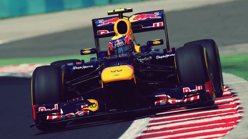 Red Bull Racing Car — Black, Dynamic, Afternoon, Photograph, Driver, Race Track