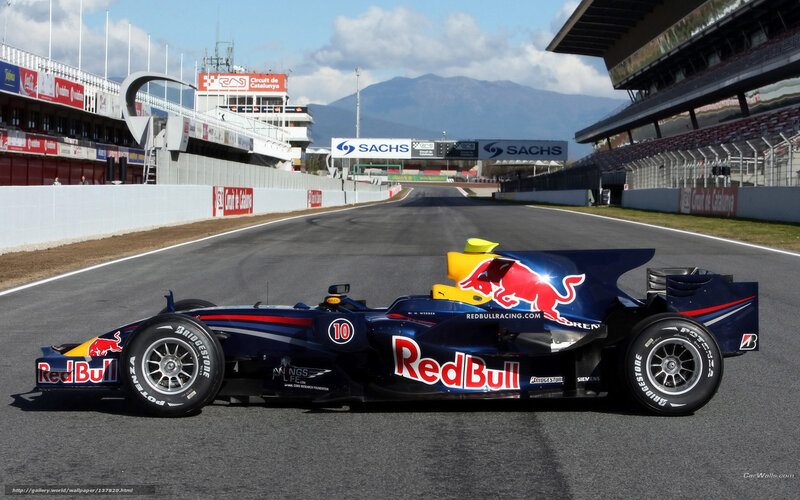 Red Bull Racing Car — Blue, Calm