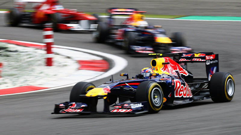 Red Bull Racing Car — Blue, Dynamic, Photograph