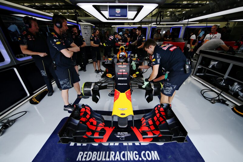 Red Bull Racing Car — Focused