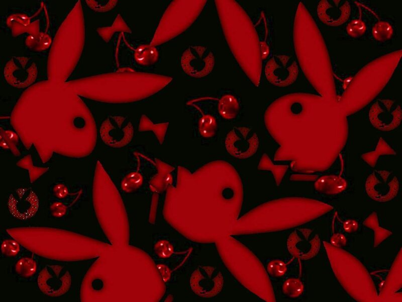 Red Bunny Silhouettes