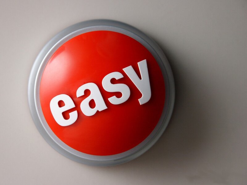 Red Button with Text