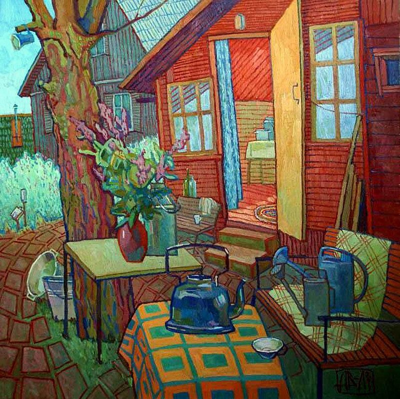 Red Cabin in Garden