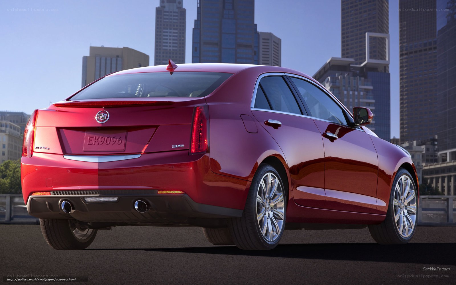 Red Cadillac ATS sedan