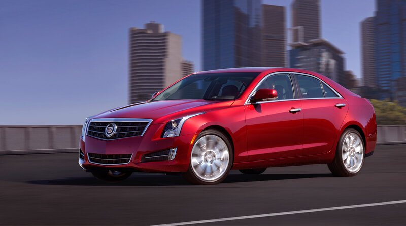 Red Cadillac Atx Sedan