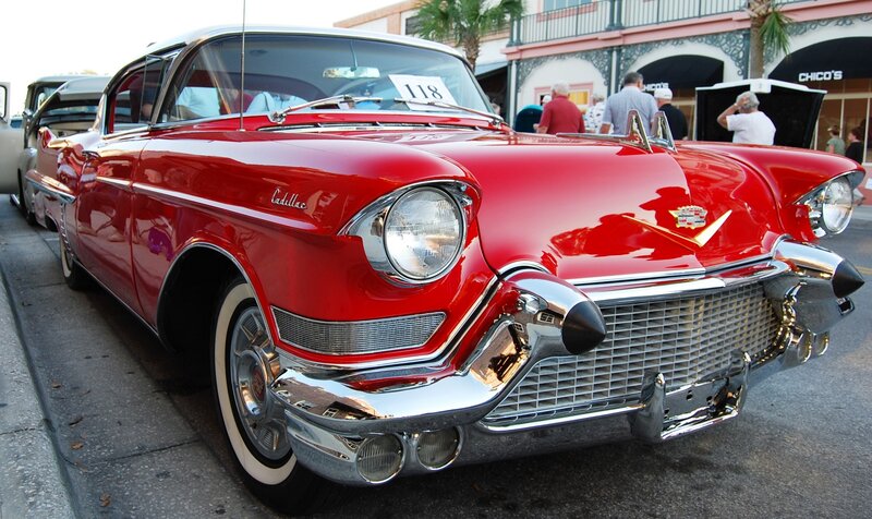 Red Cadillac Car — Outdoor