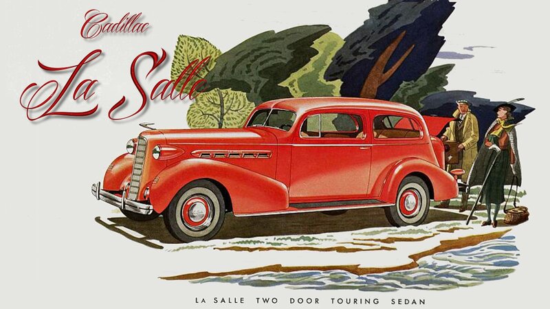 Red Cadillac La Salle