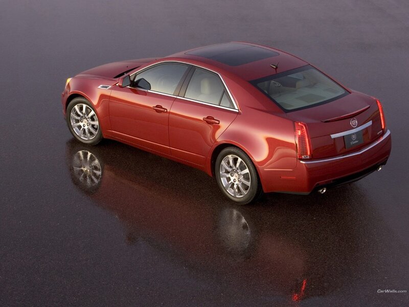 Red Cadillac Sedan — Dramatic