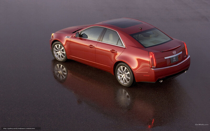 Red Cadillac Sedan