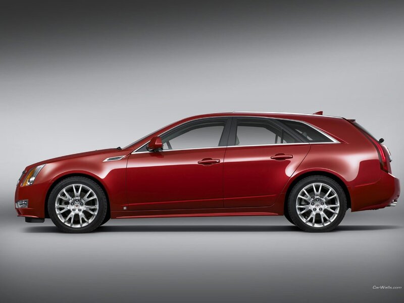 red cadillac wagon