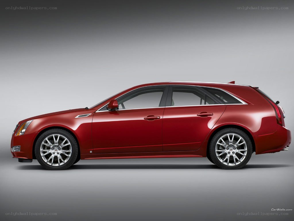 red cadillac wagon