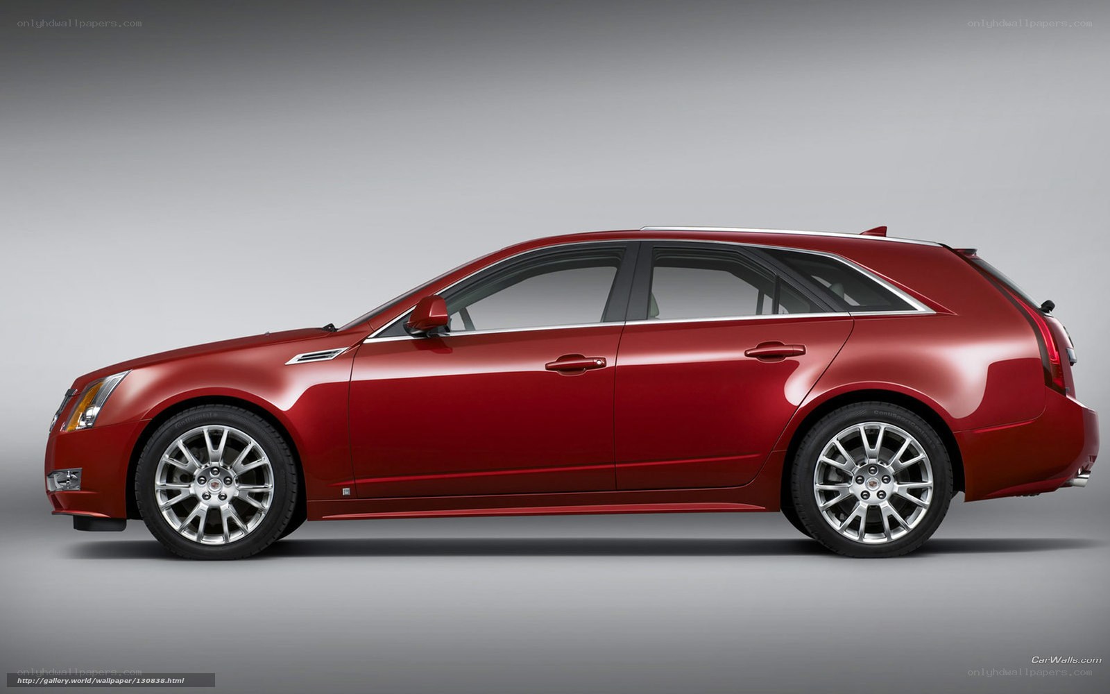 red cadillac wagon