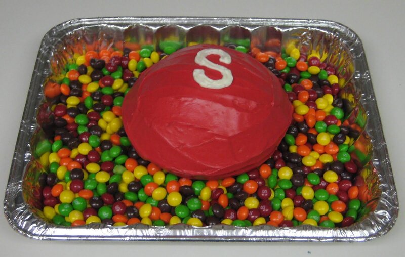 Red Cake in Candy
