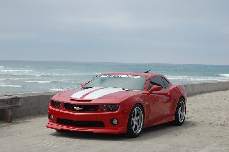 Red Camaro Car — Calm, Afternoon
