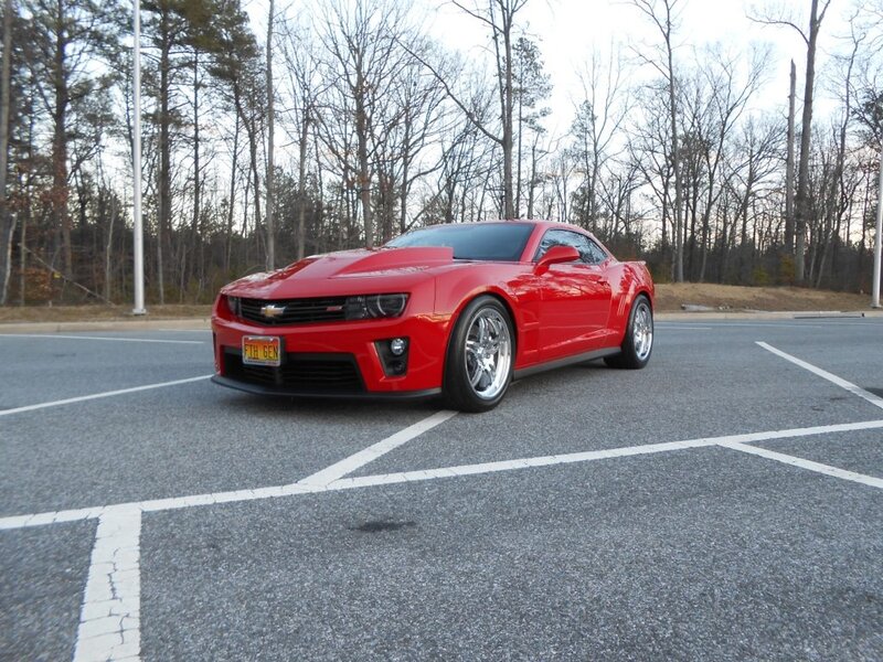 Red Camaro Car — Calm, Winter
